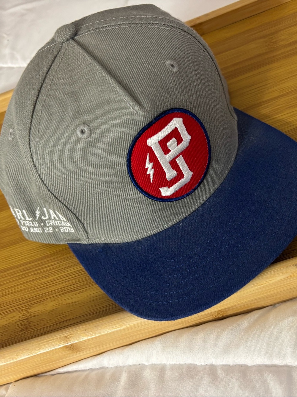 Pearl Jam Let’s Play Two Chicago Wrigley Field 2016 Snapback Hat